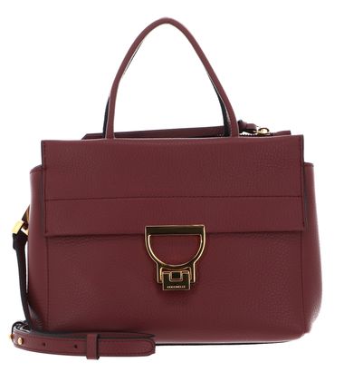COCCINELLE Arlettis Handbag Grained Leather Brandy
