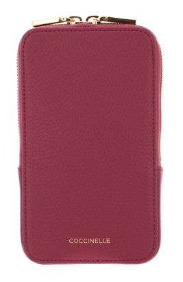 COCCINELLE Flor Hi-Tech Phone Bag Rosewood