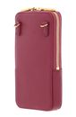 COCCINELLE Flor Hi-Tech Phone Bag Rosewood