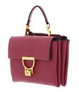 COCCINELLE Arlettis Signature Handbag Grained Leather Rosewood