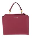 COCCINELLE Arlettis Signature Handbag Grained Leather Rosewood