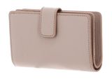 COCCINELLE Metallic Soft Mini Wallet Grained Leather Rosette