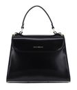 COCCINELLE Dew Shiny Calf Leather Handbag Noir