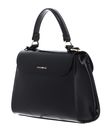 COCCINELLE Dew Shiny Calf Leather Handbag Noir