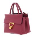 COCCINELLE Arlettis Signature Handbag Grained Leather Rosewood COCCINELLE Arlettis Signature Handbag Grained Leather Rosewood