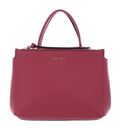 COCCINELLE Arlettis Signature Handbag Grained Leather Rosewood COCCINELLE Arlettis Signature Handbag Grained Leather Rosewood