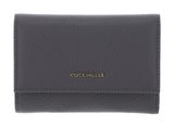 COCCINELLE Metallic Soft Wallet Grainy Leather Grafite