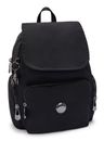 kipling City Zip Backpack S Endless Black