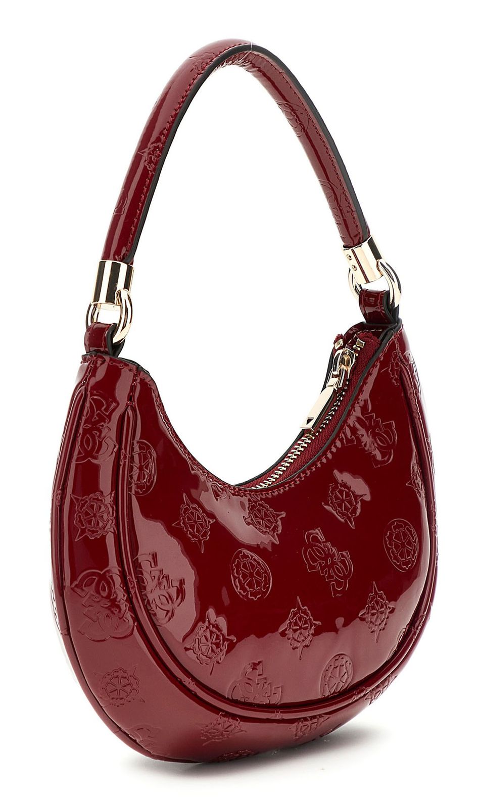GUESS Zalina Mini Small Hobo Red Logo GUESS Zalina Mini Small Hobo Red Logo