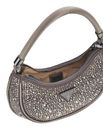 GUESS Zalina Mini Small Hobo Pewter
