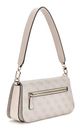 GUESS Eco Mietta Flap Shoulder Bag Dove Logo / Stone