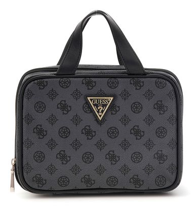 GUESS Wilder Travel Toiletry Case Charcoal