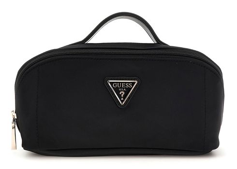 GUESS G Wave Large Cosmetic Travel Bag Black