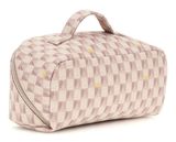 GUESS G Wave Large Cosmetic Travel Bag Blush Logo