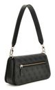 GUESS Eco Mietta Flap Shoulder Bag Coal Logo / Black