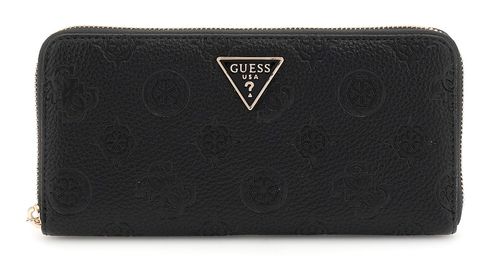 GUESS Cresidia SLG Zip Around Wallet L Black