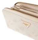 GUESS Cresidia SLG Zip Around Wallet L Bone GUESS Cresidia SLG Zip Around Wallet L Bone