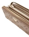 GUESS Cresidia SLG Zip Around Wallet L Dark Taupe GUESS Cresidia SLG Zip Around Wallet L Dark Taupe