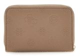 GUESS Cresidia SLG Zip Around Wallet M Dark Taupe GUESS Cresidia SLG Zip Around Wallet M Dark Taupe