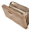 GUESS Cresidia SLG Zip Around Wallet M Dark Taupe GUESS Cresidia SLG Zip Around Wallet M Dark Taupe