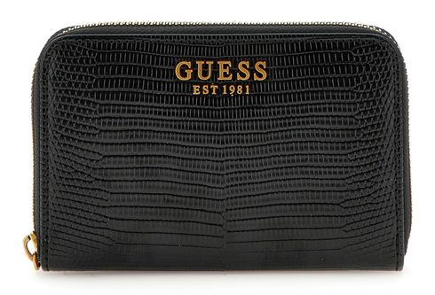 GUESS Sibel SLG Medium Zip Around Wallet Black