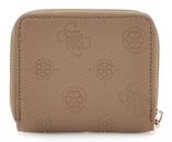 GUESS Cresidia SLG Zip Around Wallet S Dark Taupe GUESS Cresidia SLG Zip Around Wallet S Dark Taupe