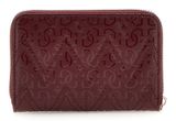 GUESS Laurel SLG Medium Zip Around Wallet Burgundy GUESS Laurel SLG Medium Zip Around Wallet Burgundy