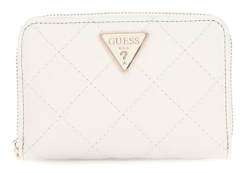 GUESS Eco Carly SLG Medium Zip Around Wallet Stone