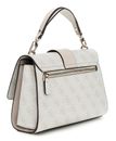 GUESS Nolana Top Handle Flap Bag Dove Logo