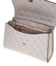 GUESS Nolana Top Handle Flap Bag Dove Logo
