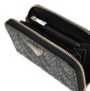 GUESS Laurel SLG Medium Zip Around Wallet Black GUESS Laurel SLG Medium Zip Around Wallet Black