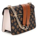 GUESS Evelune Convertible Xbody Flap Mocha Logo Multi GUESS Evelune Convertible Xbody Flap Mocha Logo Multi
