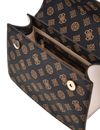 GUESS Evelune Convertible Xbody Flap Mocha Logo Multi GUESS Evelune Convertible Xbody Flap Mocha Logo Multi