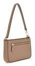 GUESS Noelle Mini Top Zip Shoulder Bag Dark Taupe