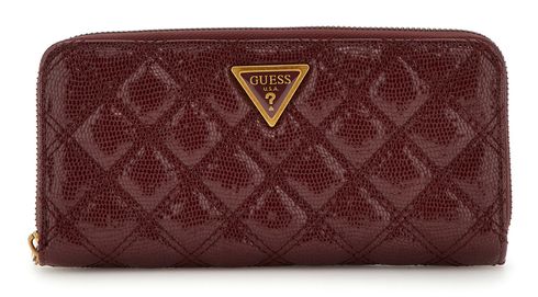 GUESS Giully Zip Around Wallet L Burgundy