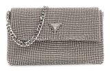GUESS Zalina Mini Flap Clutch Silver