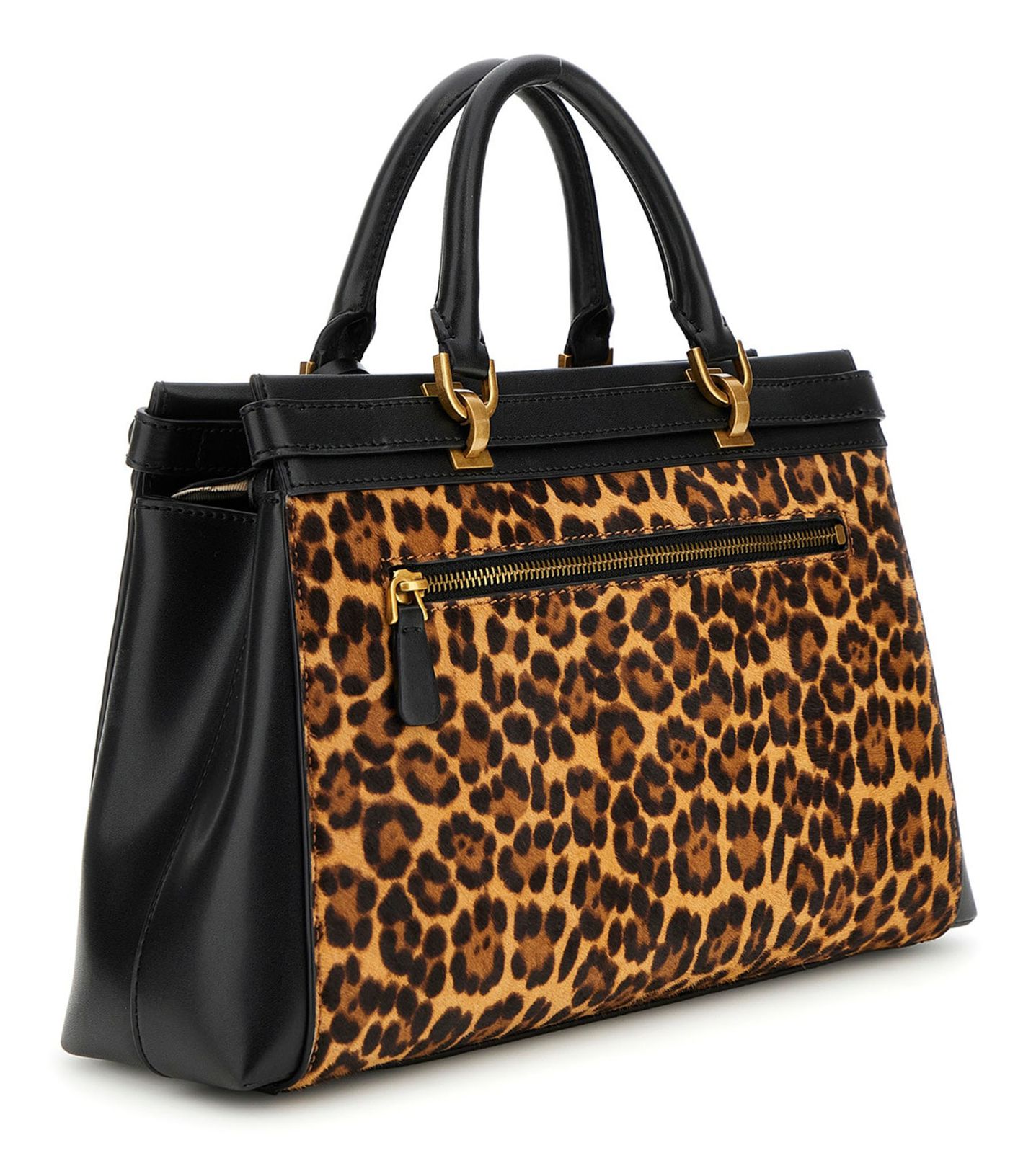 GUESS Sestri Luxury Satchel Leopard GUESS Sestri Luxury Satchel Leopard