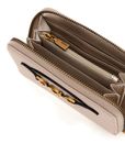 GUESS Malva Zip Around Wallet M Almond