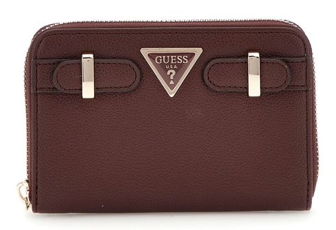 GUESS Eco Ali Zip Around Wallet Burgundy