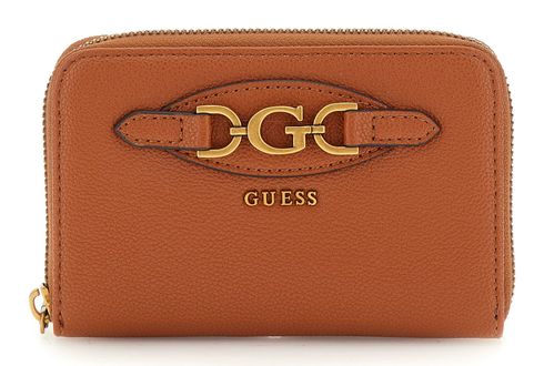 GUESS Malva Zip Around Wallet M Amber