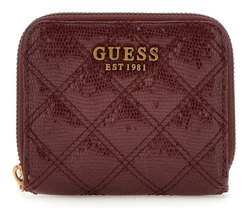 GUESS Giully Zip Around Wallet S Burgundy