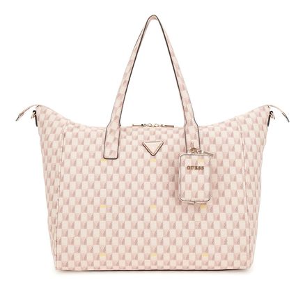 GUESS G Wave Carryon Large Tote Blush Logo