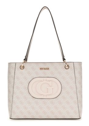GUESS Eco Mietta Noel Tote Dove Logo / Stone