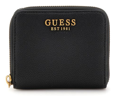 GUESS Malva SLG Small Zip Around Wallet Black