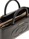 GUESS Eco Mietta Small Society Satchel Black GUESS Eco Mietta Small Society Satchel Black
