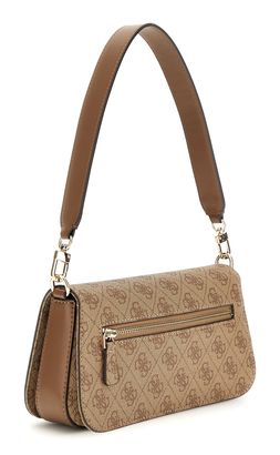 ショルダーバッグ・ポシェット Guess MIETTA G logo flap shoulder bag HO3A3A57 MIETTA crossbody bag with 4G logo brand GUESS