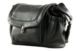 FREDsBRUDER Lunar Shoulderbag with Flap Black FREDsBRUDER Lunar Shoulderbag with Flap Black