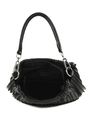 FREDsBRUDER Say Hello Midi Hobo Bag Black FREDsBRUDER Say Hello Midi Hobo Bag Black