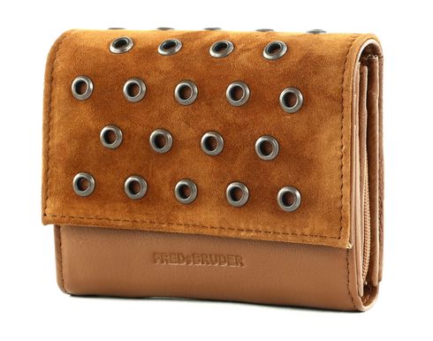 FREDsBRUDER Hey You Rock Flap Wallet Dark Caramel