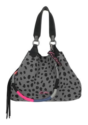 Fritzi aus Preußen Izzy Medium Limited Canvas Shopper Black Spotty